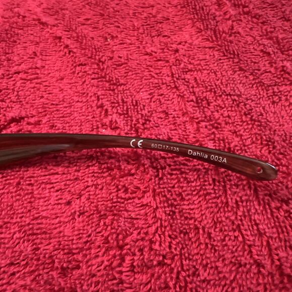 Jonathan Paul® Fitovers Sunglasses Dahlia in Tiger-Eye & Gray DL003 60-17-135 - Picture 4 of 8